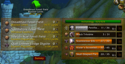 Archy - Archaeology Assistant для WoW 5.4.7